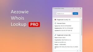 Aezowie Whois Lookup (AWS) Pro